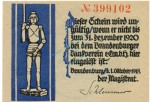 Brandenburg , Notgeld 50 Pfennig Schein unc-kfr. Ti.0865.30.05 , BBG 1918 Verkehrsausgabe -4233-