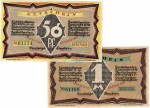 Bremen , Notgeld Set mit 2 Scheinen L-gbr. M-G 181.1 , Bremen o.D. Seriennotgeld
