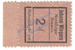 Bremen , Notgeld Wiegers 2 Pfennig in kfr. Tieste 0895.145.06 , Niedersachsen o.D. Verkehrsausgabe