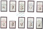 Briefmarken -Männer aus der Geschichte Berlins- 1957 pfr. Mi.163-172 -0531-