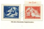 Briefmarken DDR -750 Jahre Mansfelder Kupferbergbau- 1950 Michel 273-74 -0519-