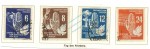 Briefmarken -DDR Erkämpft den Frieden- 1950 Michel 276-79 gest. -0515-