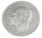 Bulgarien , Silbermünze 1 Lew 1894 -Ferdinand- KM.16 ss-vz , -0172-