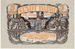 Burg , Notgeld 5 Mark Schein in kfr. Geiger 073.01 von 1918 , Sachsen Anhalt Grossnotgeld