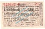 Freiburg i.B. 0,42 Gold Mark Notgeld Schein in kfr. Müller 1785.2.f.5 , Baden o.D. Wertbeständig