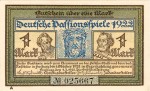 Freiburg , Notgeld 1 Mark Schein -A- unc-kfr. M-G 381.1 , Baden 1922 Seriennotgeld