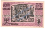 Freiburg , Notgeld 50 Pfennig Scheine -B- in kfr. Tieste 1955.05.16 , Baden 1920 Verkehrsausgabe