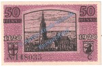 Freiburg , Notgeld 50 Pfennig Scheine -C- in kfr. Tieste 1955.05.17 , Baden 1920 Verkehrsausgabe