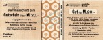 Gelsenkirchen-Schalke , Banknote 20 Mark Schein unc-kfr.E Geiger 171.03 , Westfalen o.D. Grossnotgeld
