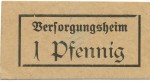 Hamburg , Notgeld 1 Pfennig Schein unc-kfr. Ti.2765.485.10 , Hamburg o.D. Verkehrsausgabe