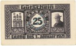 Hamburg , Notgeld 25 Pfennig -Stpl- unc-kfr , M-G.536.1.a HH o.D. Seriennotgeld -5702-