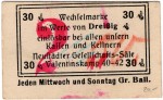 Hamburg , Notgeld 2 Mark Schein unc-kfr. Ti.2765.355.05 , Hamburg o.D. VerkehrsausgabeHamburg , Notgeld 2 Mark Schein unc-kfr. Ti.2765.355.05 , Hamburg o.D. Verkehrsausgabe