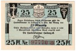 Harburg , Notgeld 25 Pfennig Scheine in kfr. Tieste 2805.20.10 , Niedersachsen o.D. Verkehrsausgabe