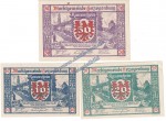 Herzogenburg , Notgeld Set mit 3 Scheinen in kfr. K-K 367 , Niederösterreich 1920
