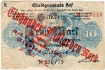 Hof , Banknote 100 Milliarden Mark Schein in gbr. Geiger 239.W2 , Bayern 1923 Grossnotgeld - Inflation