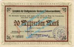 Hornberg , Banknote 20 Milliarden Mark Schein in gbr. Keller 2448... Baden 1923 Grossnotgeld - Inflation