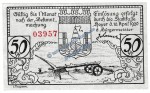 Hoyer , Notgeld 50 Pfennig Schein in kfr. M-G 633.1 , Schleswig Holstein 1920 Seriennotgeld