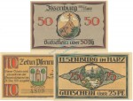 Ilsenburg , Notgeld Set mit 3 Scheinen unc-kfr. M-G 644.1 , SA 1920 Seriennotgeld -5742-