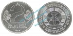 Kursmünze DDR , 2 Mark Stück bfr-Stgl. von 1986 A , J.1516 -0525-