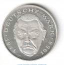 Kursmünze Deutschland , 2 Mark Münze -Ludwig Erhard- 1997 J , stgl , J.445 Bundesrepublik