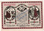 Linz , Notgeld -Kath. Frauen- 80 Heller Scheine in kfr. K-K 535 , Oberösterreich von 1920