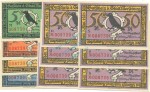 Merseburg , Notgeld Set --10 x Nummerngleich-- unc-kfr. M-G 884.2 , SA 1921 Seriennotgeld -5762-