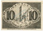 Namslau , Notgeld 10 Pfennig Schein unc-kfr. Ti.4755.10.01 , SLN 1920 Verkehrsausgabe -4159-