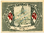 Namslau , Notgeld 50 Pfennig Schein unc-kfr. Ti.4755.10.03 , SLN 1920 Verkehrsausgabe -4161-