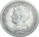 Niederlande , Kursmünze 25 Cents 1914 -Wilhelmina- KM.146 s , -0218-