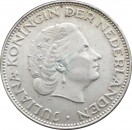 Niederlande , Kursmünze 2,5 Gulden 1961 -Juliana- KM.185 ss-vz , -0208-
