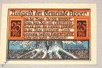 Notgeld Appen , 25 Pfennig Schein Nr 2 , Mehl Grabowski 39.2 , Schleswig Holstein Seriennotgeld
