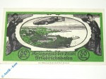 Notgeld Friedrichshafen , 50 Pfennig Schein , mit Kn , Tieste 2040.15.01 , Württemberg Verkehrsausgabe