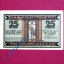 Notgeld Gernrode , 25 Pfennig ohne Kennummer , Mehl Grabowski NICHT belegt , von 1921 , Sachsen Anhalt Seriennotgeld