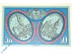 Notgeld Königsberg , Eluka , Einzelschein über 50 Pfennig blau hellblau , Mehl Grabowski 723.1 , von 1921 , Ostpreussen Seriennotgeld