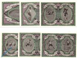 Notgeld Naunhof , Sportverein e. V. , Set mit 6 Scheinen , Mehl Grabowski 930.1 , von 1921 , Sachsen Seriennotgeld