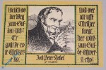 Notgeld Schopfheim , 50 Pfennig Schein 1 , ohne Gründruck , Mehl Grabowski 1201.1 , von 1921 , Baden Württemberg Seriennotgeld