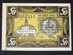 Notgeld Tilsit , 50 Pfennig Schein MIT Nr , Mehl Grabowski 1324.1 c , von 1921 , Ostpreussen Seriennotgeld