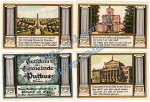 Putbus Rügen , Notgeld Set mit 4 Scheinen in kfr. M-G 1081.1 , Mecklenburg Vorpommern o.D. Seriennotgeld
