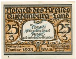 Quedlinburg , Notgeld 25 Pfennig Schein -L- unc-kfr. M-G.1089.1.b , SA o.D. Seriennotgeld -5834-Quedlinburg , Notgeld 25 Pfennig Schein -L- unc-kfr. M-G.1089.1.b , SA o.D. Seriennotgeld -5834-