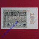 Ros. 106 s , Reichsbanknote über 100 Millionnen Mark , Reichsmark , Banknote vom 22.08.1923 , in fast kassenfrischer Erhaltung.