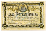 Saarburg , Notgeld 25 Pfennig Schein unc-kfr. Ti.6340.10.02 RHL 1920 Verkehrsausgabe -4312-