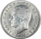 Spanien , Münze 5 Pesetas 1975 -Juan Carlos I.- KM.807 vz -0239-