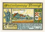St. Andreasberg , Notgeld 25 Pfennig Schein unc-kfr , M-G 1164.2 NDS 1921 Seriennotgeld -5698-