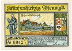 St. Andreasberg , Notgeld 75 Pfennig Schein unc-kfr , M-G 1164.2 NDS 1921 Seriennotgeld -5699-