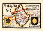 Wildungen , Banknote 1 Million Mark gbr. Müller 5015.W1 , Hessen 1923 Inflation